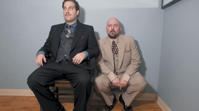 Andy Hager and Trey Maclin in The Dumb Waiter at TUTA Theatre Chicago