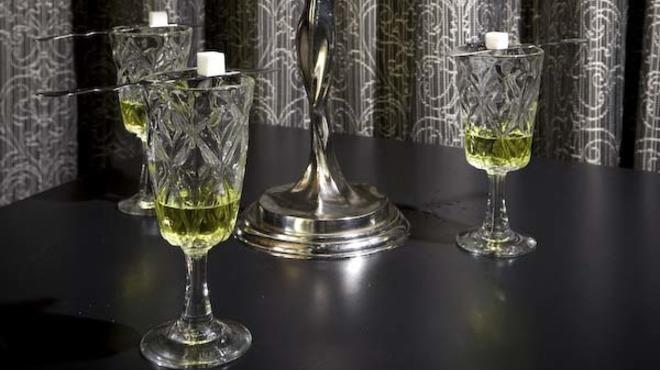 Absinthe service at the Savoy