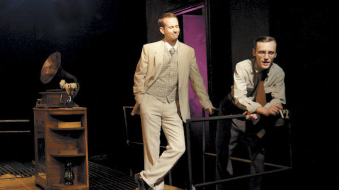 Chris Daley and Ryan Heindl in The Glass Menagerie at Redtwist Theatre