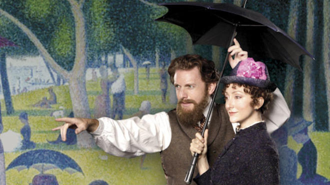 Jason Danieley and Carmen Cusack in Sunday in the Park with George at Chicago Shakespeare Theater