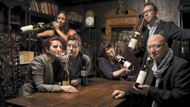 IN VINO VERITAS Wine wunderkinds Jean Tomaro, from left, Rachel Driver Speckan, Jeremy Quinn, Shebnem Ince, Jason Wagner and John Aranza tell the simple truth about wine.