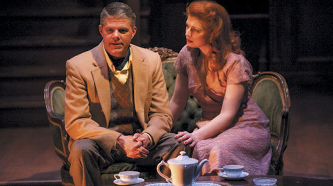 Paul Dunckel and Darci Nalepa in Flare Path at Griffin Theatre