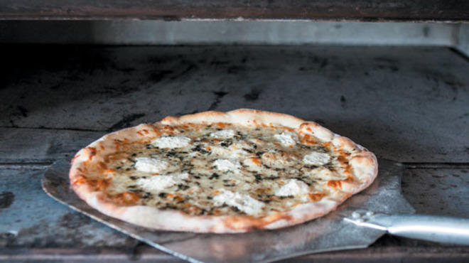 White pizza at Armitage Pizza