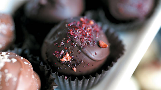 Katherine Anne Confections, one of Chicago's best candy stores, serves caramels and truffles.