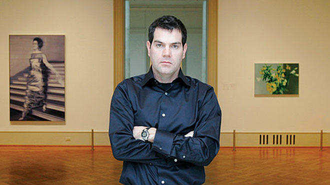 THE NEW GUARD Curator James Rondeau watches over the Modern Wing.