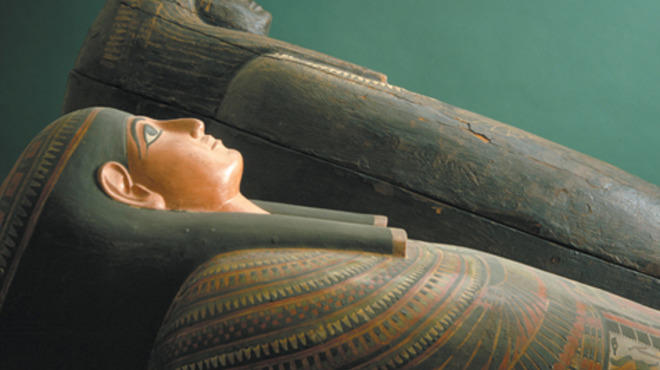 Mummies from the Field Museum's permanent exhibit "Inside Ancient Egypt"