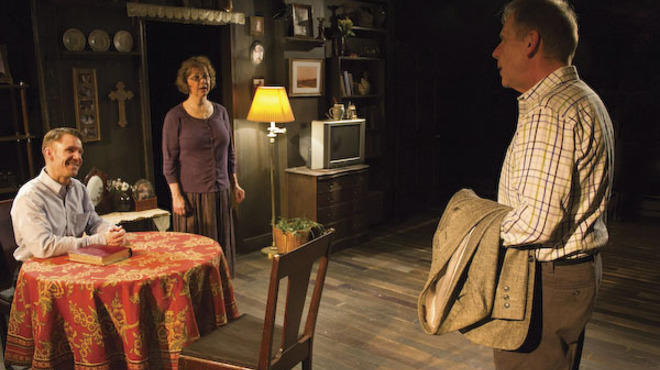 Michael Sherwin, Jan Ellen Graves and Chuck Spencer in Man from Nebraska at Redtwist Theatre
