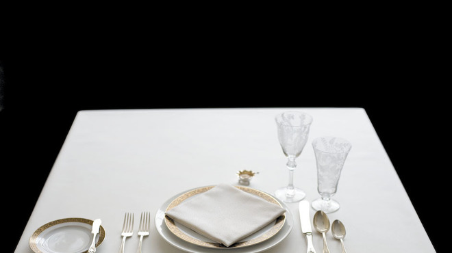 Table setting at Next