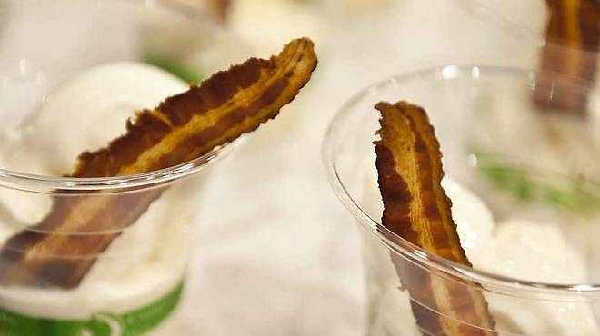 At Baconfest, you'll see a lot of different takes on the pork product