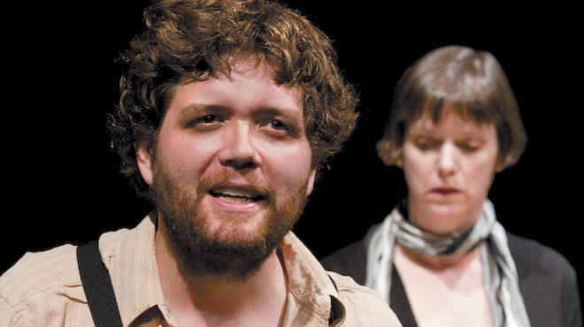 Colm O'Reilly and Diana Slickman in There is a Happiness That Morning Is