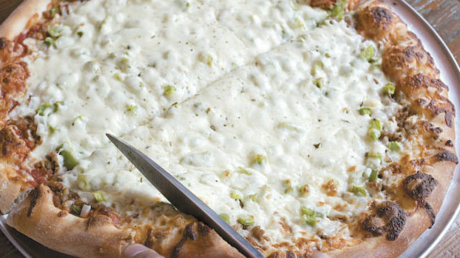 Quad Cities-style pizza at Roots Homemade Pizza in Chicago.