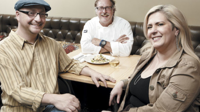 John Aranza, Dan Pancake and Christine Tully Aranza are opening Autre Monde, a Mediterranean restaurant in Berwyn.