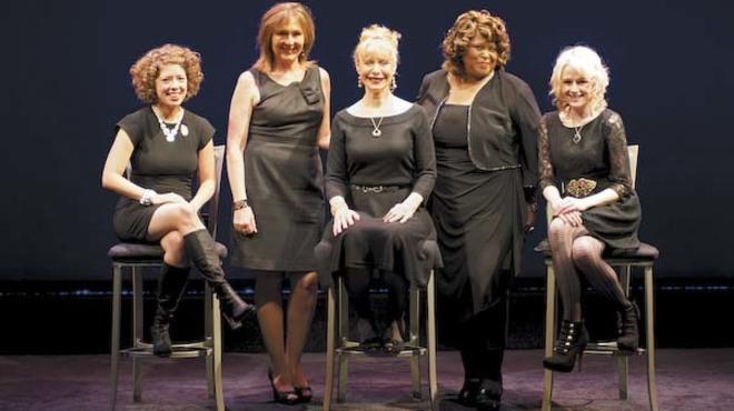Roni Geva, Nora Dunn, Barbara Robertson, Felicia Fields and Katie O'Brien in�Love, Loss and What I Wore