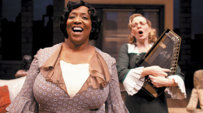E. Faye Butler and Susie McMonagle in Black Pearl Sings! at Northlight Theatre