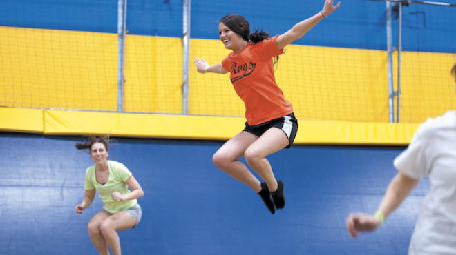 Airobics Trampoline Fitness Class