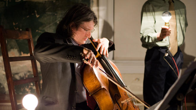 William Jason Raynovich plays John Cage's 59 1/2".