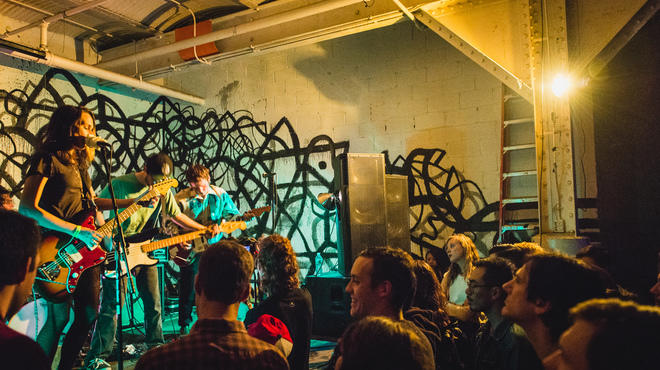 Speedy Ortiz performs at 285 Kent for CMJ Music Marathon