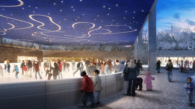 A rendering of Lakeside at Prospect Park