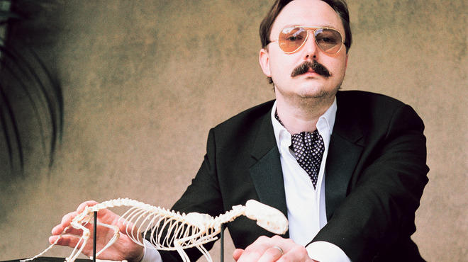 John Hodgman performing in John Hodgman: I Stole Your Dad, running January 10-18 at The Public Theater at Astor Place as part of the 10th Anniversary Under the Radar Festival.