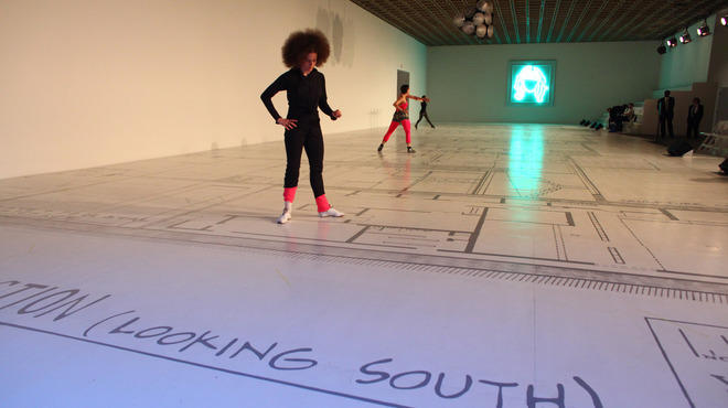 Sarah Michelson (b. 1964), Devotion Study #1—The American Dancer, February 2012, during the 2012 Whitney Biennial.