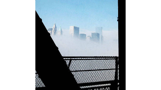 NYC in the fog