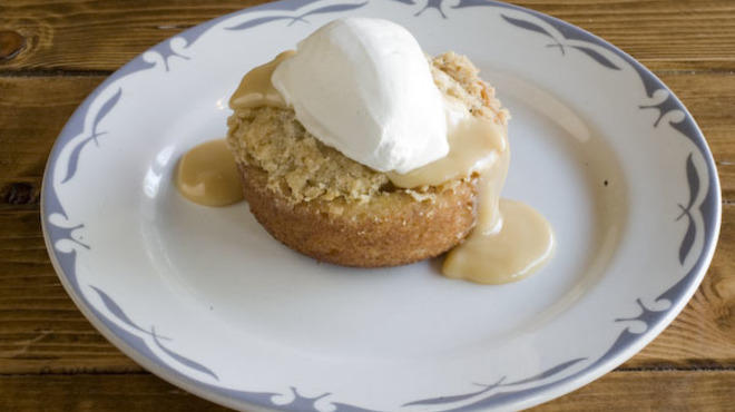 Smashed banana muffin at Small Bar Division