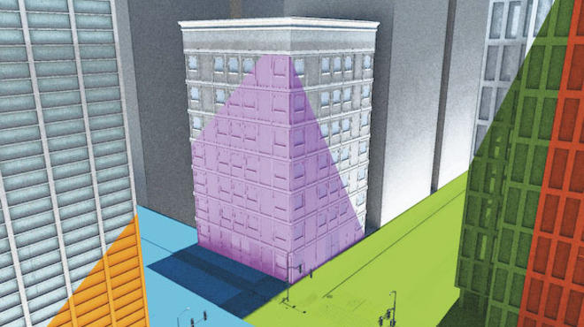 Jessica Stockholder, rendering of Color Jam, 2012.
