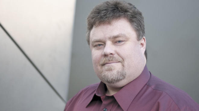 Frank Sennett at the Pritzker Pavilion, Chicago, IL, December 28th, 2011.