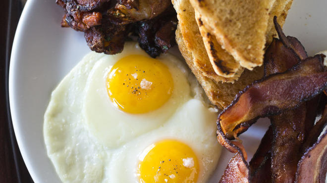 Board & beer breakfast is on the brunch menu at Dusek's Board and Beer.