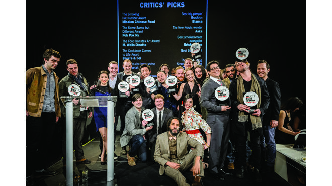 Winners class photo of 2013 Food & Drink Awards