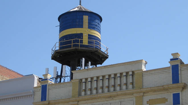 Swedish-American Museum water tower