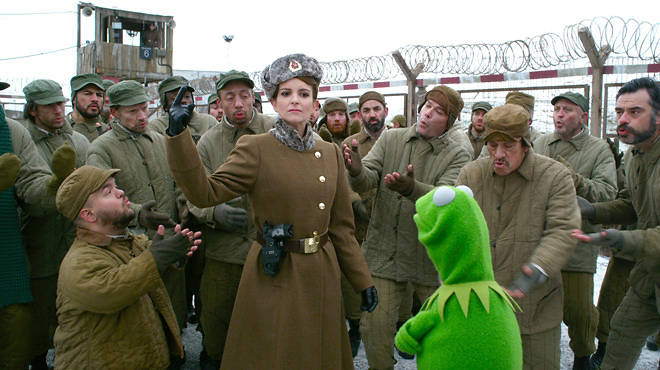 Tina Fey in Muppets Most Wanted