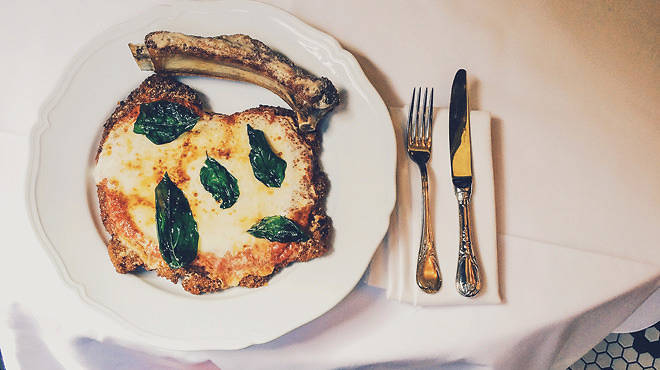 Veal parm at Carbone
