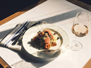 Spaghetti nicoise at Lafayette