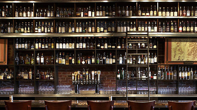 The Jack Rose Saloon Bar, Adams Morgan, with more than 1,500 varieties on offer