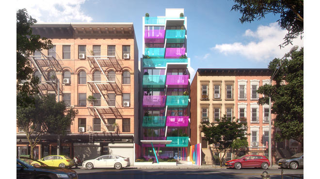 Rendering of 329 Pleasant Avenue in Harlem