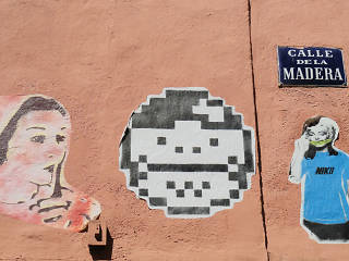 Arte urbano en la calle Madera