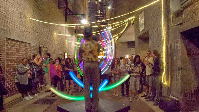 ACTIVATE transforms Couch Place into a party.