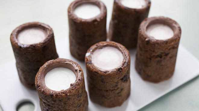 Milk and Cookie Shots from Dominique Ansel Bakery