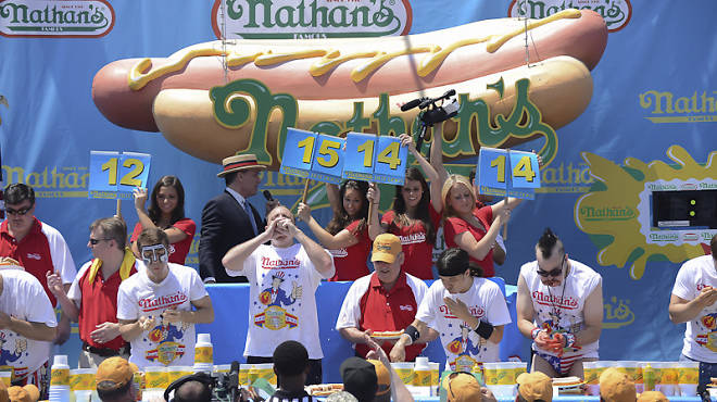 Nathan's Famous Hot Dog Eating Contest.