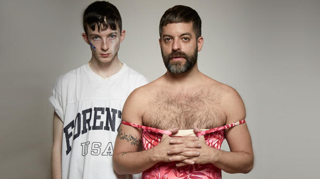 Miguel Gutierrez for the The 2014 Whitney Biennial and his dancer Mickey Mahar