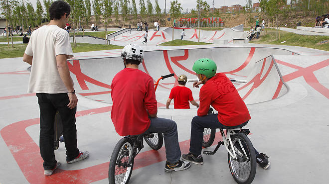 Bicis en Madrid Río