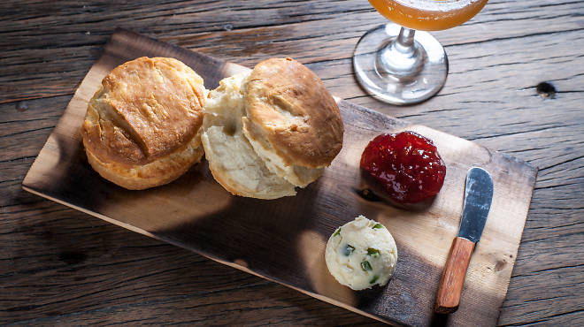 Buttermilk biscuits at the Derby