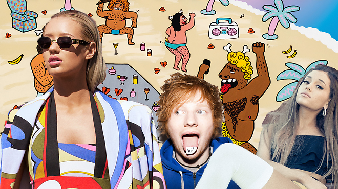 Iggy Azalea, Ariana Grande and Ed Sheeran will fight it out for the song of summer 2014.