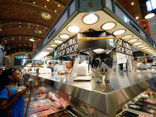 West Side market has numerous vendors.