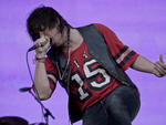 Julian Casablancas + the Voidz perform at Governors Ball on June 6, 2014.