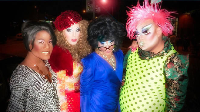 The showgirls of Jacque's Cabaret, the grande dame of Boston gay bars