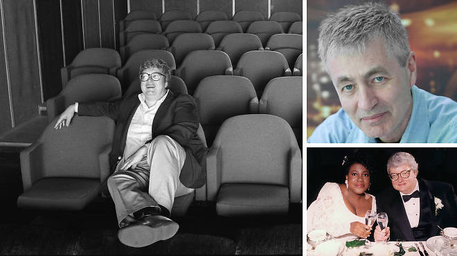 Clockwise from left: Roger Ebert, Steve James, Chaz and Roger Ebert