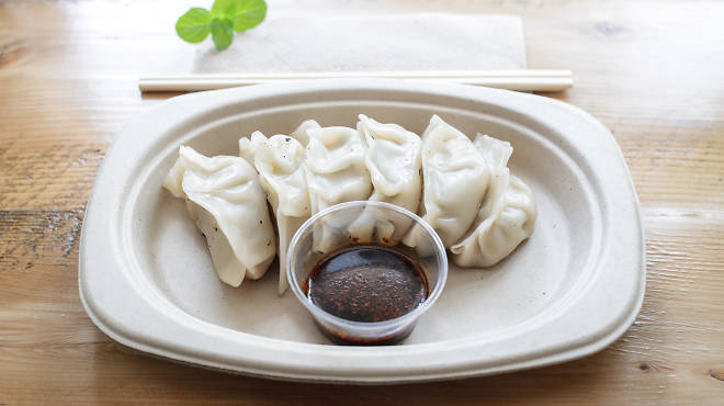 Steamed dumplings at Mimi Cheng's Dumplings