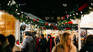 Holiday markets in NYC
